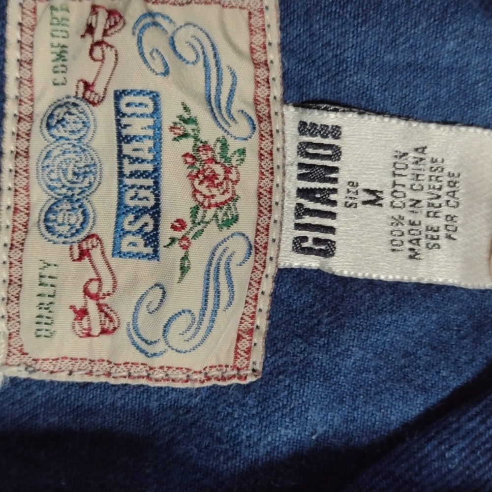 PS Gitano blue denim vest M - Picture 6 of 6